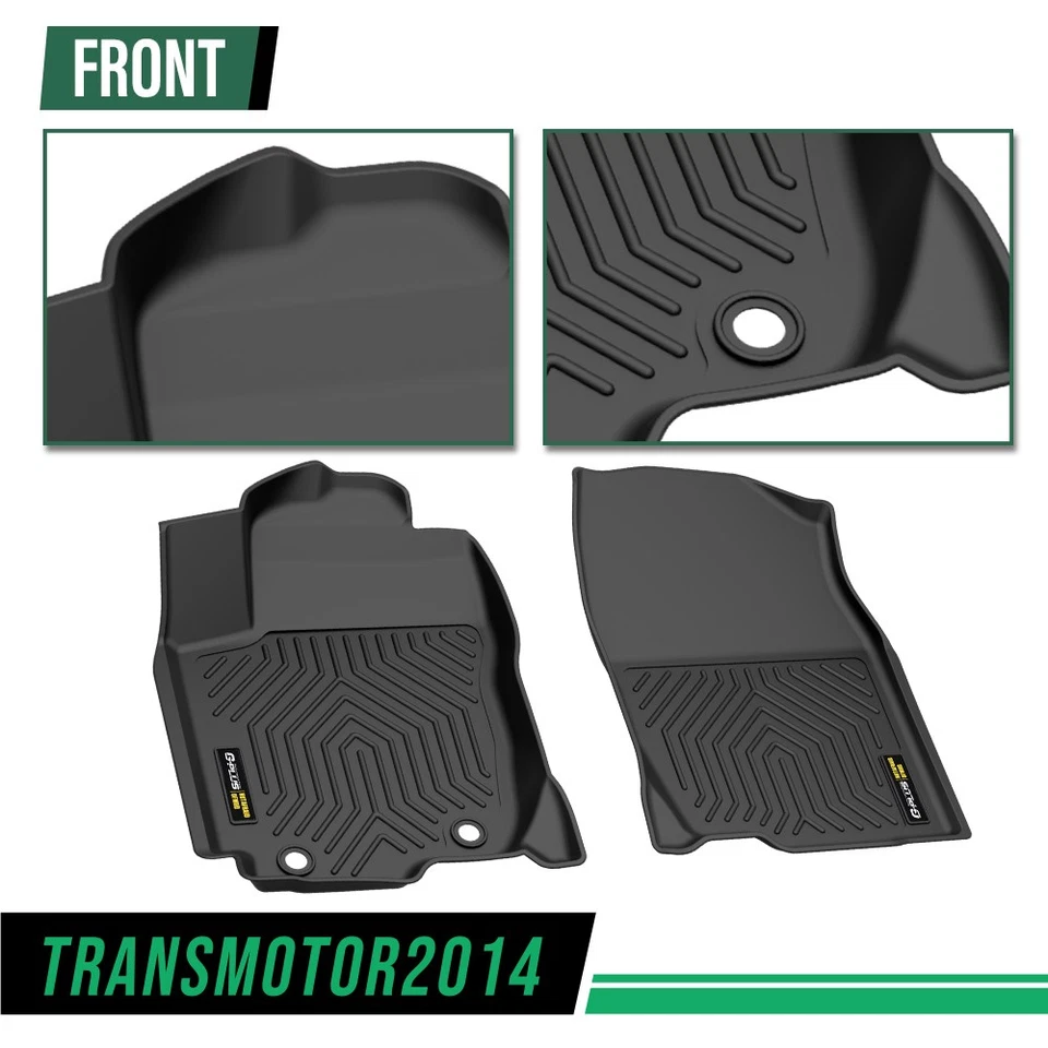 NEW TPE Floor Mats Liners Fit For 2013 2016 2017 2018 Toyota RAV4 All-weather - Image 3 of 4