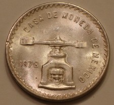 1978 ARGENT Onza du Mexique givré au choix BU 1,00 oz ASW