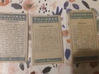 3 C. 1912 Canvas & SILK Pottery Chairman/Leas Tobacco Cards LOT Low .99 Ship — photo 2