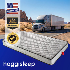 7 Inch Semi Truck Mattress, Multi-Size, Quality Foam, Medium-Firm, hoggisleep