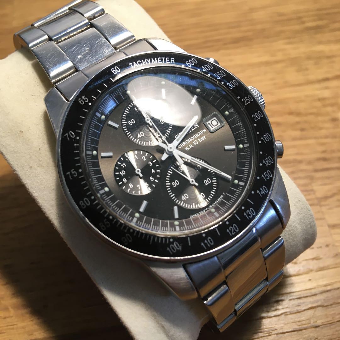 Citizen Eco-Drive Chronograph Speedmaster Pre-Owned Men's Watch