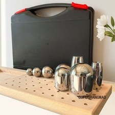 Saxofón Profesional Mástil e Instrumentos de Pequeño Diámetro 8 Bolas de Metal con Estuche