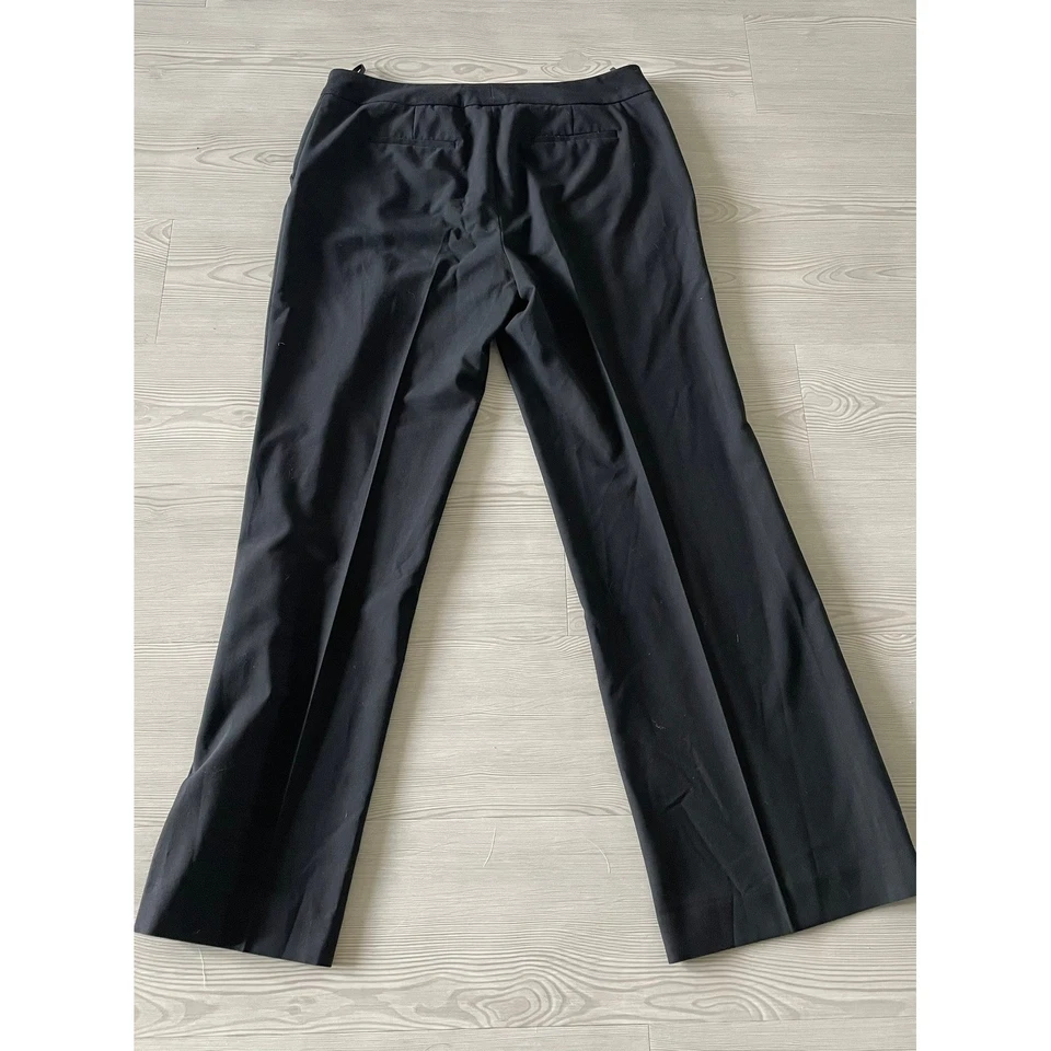 Calvin Klein Classic Fit Dress Pants Womens 10 Black Work Career Minimalist - Image 2 of 4