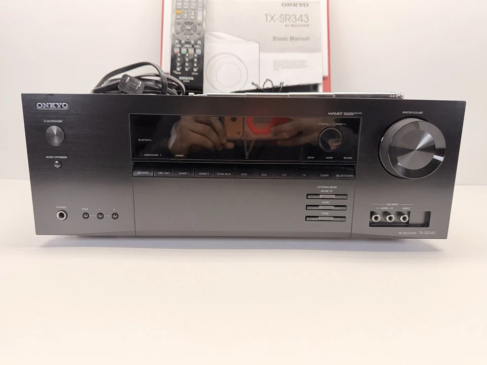ONKYO TX-SR343 5.1-Channel A/V Receiver Surround Sound ,bluetooth And More - Image 2 of 4