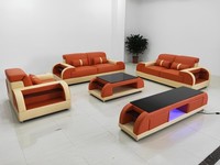 Sofagarnitur Set 3 2 1 Sitzer Couchtisch Sideboard Garnitur Design Moderne 5Tlg.