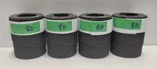 Four pre-cut rolls 80 grit sandpaper for Jet 16-32 sanders.