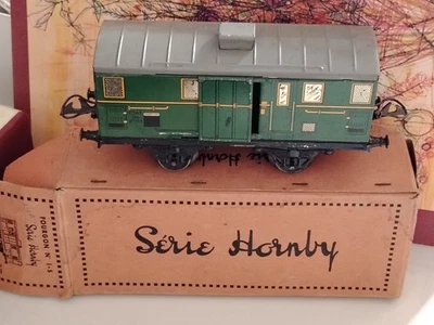 HORNBY ÉCHELLE 0 FOURGON N°1 S Avec Sa Boite - Photo 1/4