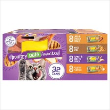 Soft Poultry Cat Food Variety Pack, 5.5 oz Cans Wet Food 32 Pack 3.13 per gallon