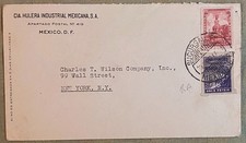 1900s 10c + Kopciuszek Hulera Industrial Mexicana Meksyk do Wilson CO Nowy Jork USA