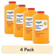 4 pack Parent's Choice Pure Cornstarch Baby Powder, Aloe Vera and Vitamin E, 1
