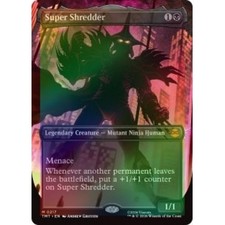 FOIL SUPER SHREDDER (SIN BORDES) (217) Teenage Mutant Ninja Turtles TMT MTG