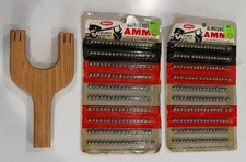 Vintage  Wham-O Sportsman Slingshot with 2 Packs Ammo ~ 1965 Packaging ~ No Band