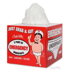 Archie McPhee - Emergency Underpants In Dispenser Box