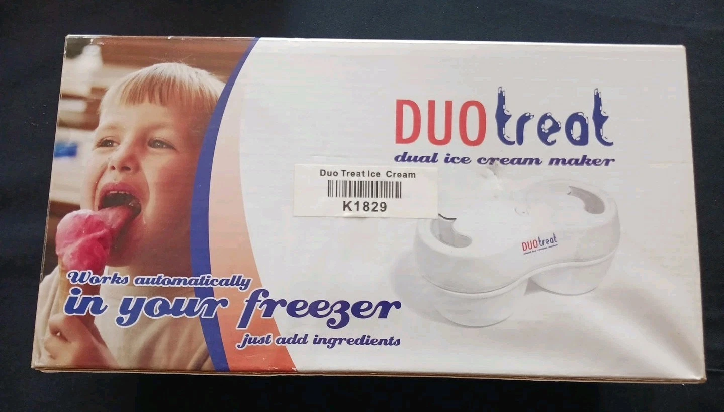 ViaTek Duotreat duo treat dual ice cream maker new in box (FREE SHIPPING)