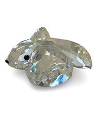 Swarovski Crystal Figurine Lop Ear Bunny Rabbit #7678 001 No Box Vintage