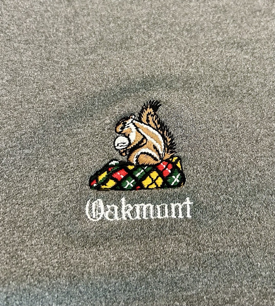 Oakmont Country Club Peter Millar XL Gray 1/4 Zip Golf Pullover