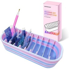 10-Compartment Diamond Painting Storage Organizer for Drill packets and Pen ...