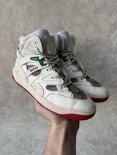 $590 GUCCI Basket GG Logo Cuero Zapatillas altas Niños Talla 33