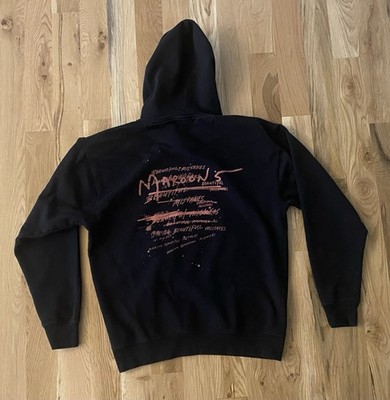Maroon 5 Beautiful Mistakes hoodie sweatshirt LARGE 90s y2k pop rock adam levine