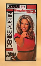 Denise Austin XtraLite Beginner's Tone Up! VHS 1997 **Buy 2 Get 1 Free**