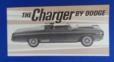 1964 Dodge CHARGER Concept Car Automobile Brochure - Summer $5 Sale!