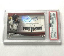 2022 Topps Wander Franco Postseason Performance /50 Psa 10 ROOKIE Auto