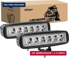 Led Light Bar 2PCS 18w Spot Driving Fog Light Led Pods Off Road Lights Boat Ligh