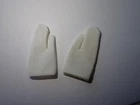 Vintage Barbie Doll White Tricot Gloves