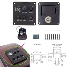 Equalizer Acoustic Guitar Piezo Pickup Preamp Tuner System For Fishman ISYS+