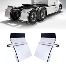 Quarter Fender Set Fits Semi Truck Freightliner Kenworth 24x 24 Stainless Steel Quarter Fender Set Fits Semi Truck Freightliner Kenworth 24x 24 Stainless Steel
