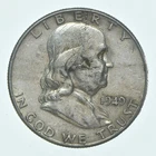 Better 1949 US Franklin 90% Silver Half Dollar Coin Collection Set Break *679