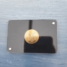 22ct Gold Young Head 1880 Shieldback Half Sovereign In Presentation Box & Cert