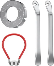 Pawfly Bike Spoke Tool Kit, Bike Spoke Wrenches with 2 Bicycle Tire Levers, Bicy