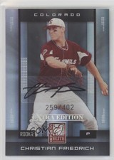 2008 Donruss Elite Extra Edition Rookie /402 Christian Friedrich #112 Auto r9d