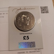 JOHN LENNON MUSIC LEGENDS £5 FIVE POUND COIN UK 2025 SEALED BESPOKE PACK BU