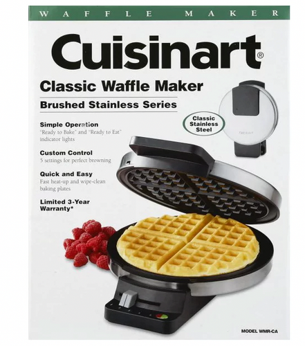 cuisinart round belgian waffle maker