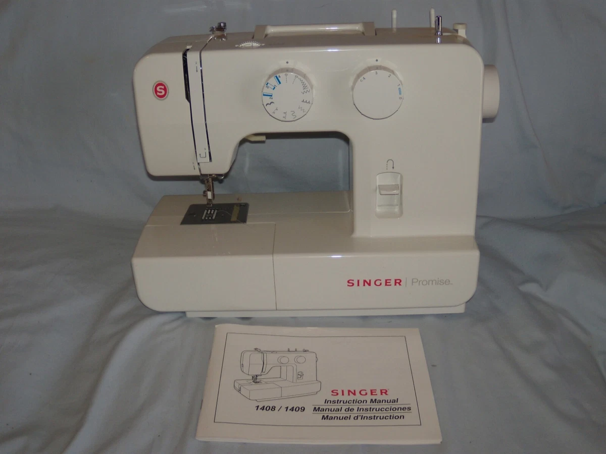 Singer Promise 1409 Sewing Machine With Manual Pedal and Purple