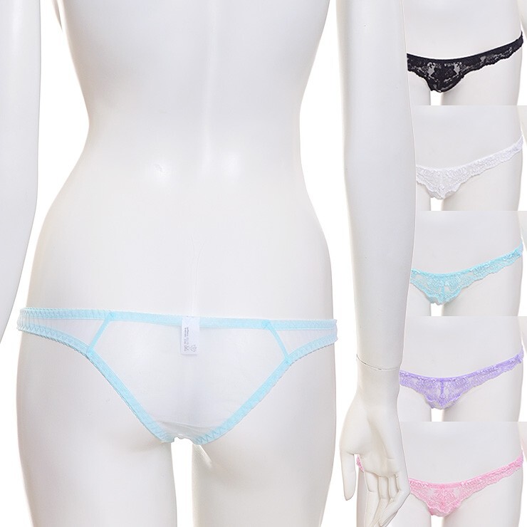 ビキニ VINAJ Lace Ribbon Low Bikini Panty BSA148 One-side Ribbon Low Bikini Panties (White) - VINAJ | 60