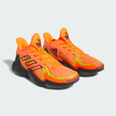 RARE Adidas Mahomes 1 Impact FLX \'Poison\' Solar Orange Black | IF4806 Chiefs NFL RARE Adidas Mahomes 1 Impact FLX  main image 3