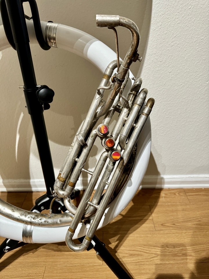Late 1960s King 2370 Fiberglass Sousaphone. Silver Valve Section. eBay