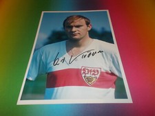 Horst Köppel DFB VFB Stuttgart signed autograph on 20x28 photo