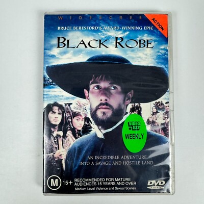 Black Robe (DVD, 1991) Lothaire Blueau August Schellenberg Aden Young Region 4