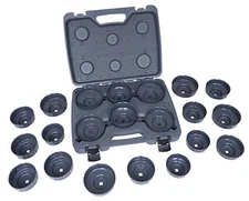 Lisle Corporation 61460 21 Piece Hd End Cap Oil Filter Wrench Set