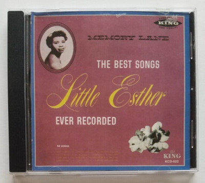 CD .. THE BEST SONGS LITTLE ESTHER EVER RECORDED: MEMORY LANE  .. R&B/Soul
