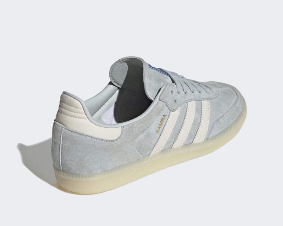 ADIDAS SAMBA OG MEN'S SHOES IG6177 Wonder Silver Off White