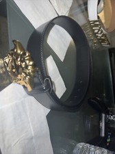 Medusa Head Leather BeltVERSACE