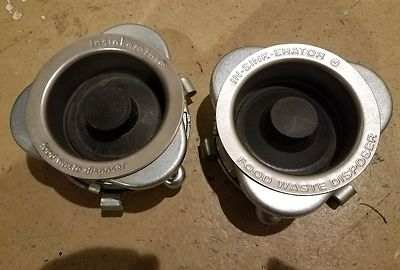 LOT OF TWO FOOD WASTE DISPOSER INSINKERATORS NICE SHAPE!