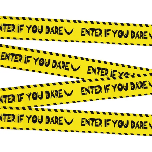 Halloween Caution Tape Decoration Safety Signs Halloween Tape Halloween