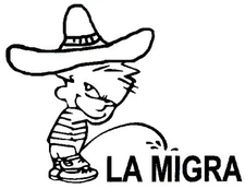 La Migra Decal - Window sticker Car/RV/Truck/ATV/Hunting/Outdoor Vinyl Decal 