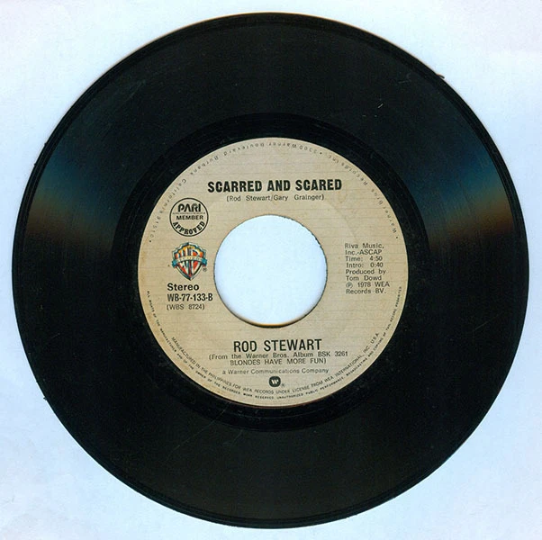 Philippines ROD STEWART Da Ya Think I’M Sexy? 45 rpm Vinyl WARNER  BROS. Records - Image 2 of 2